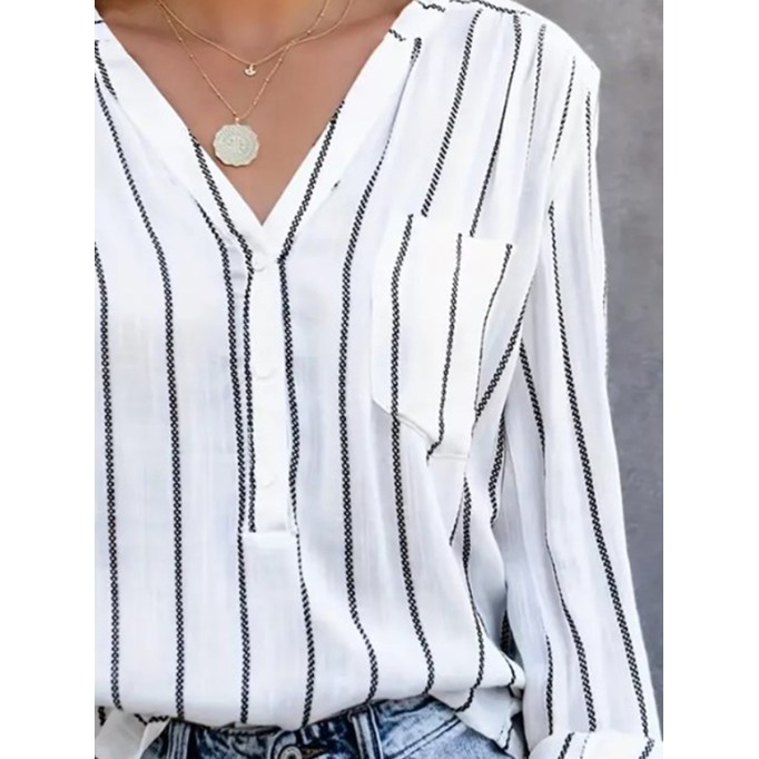 Elegant simple striped shirt