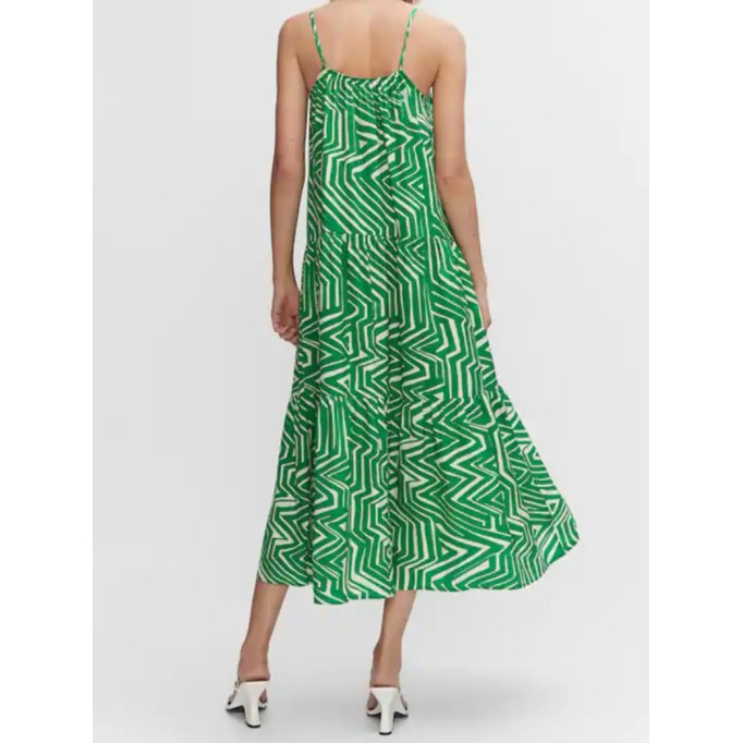 Green halter dress