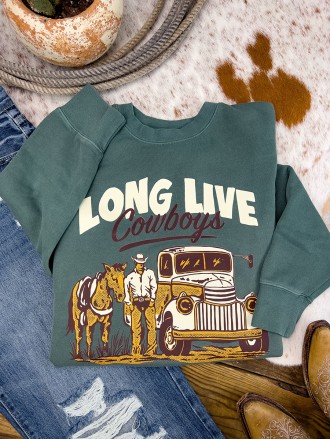 Long Live Cowboys Crewneck Sweatshirt