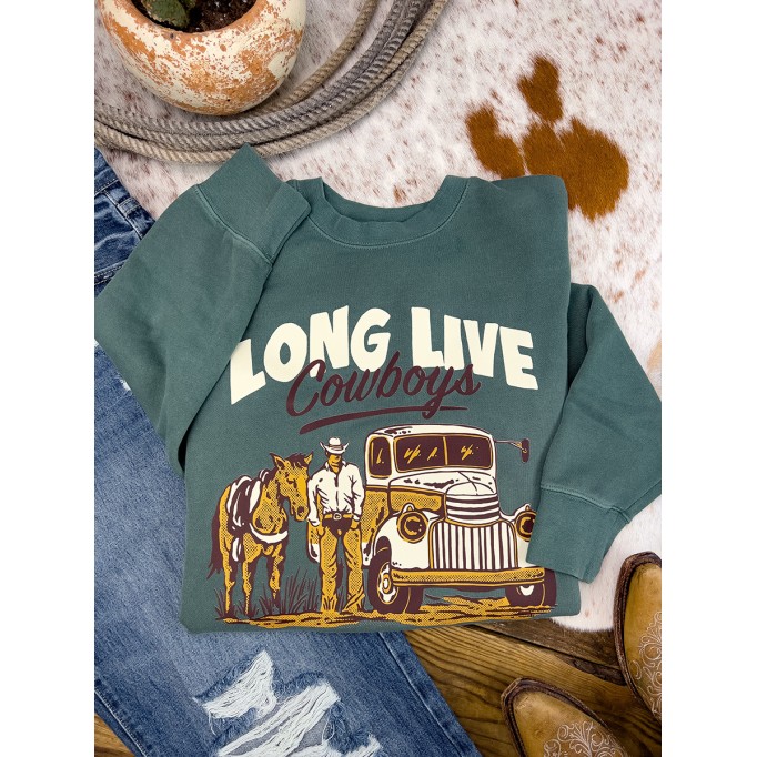 Long Live Cowboys Crewneck Sweatshirt