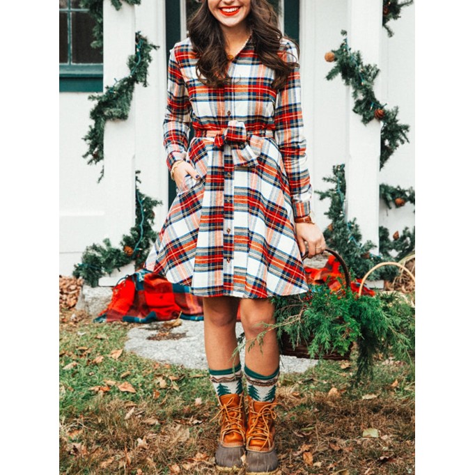 Santa Baby Flannel Dress