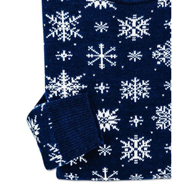 Snowflake Navy Winter Sweater