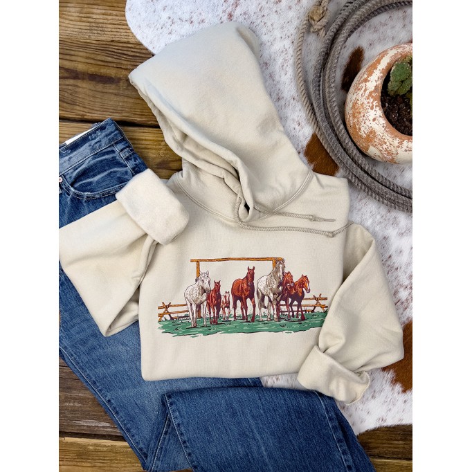 The Ranch Printed Hoodie