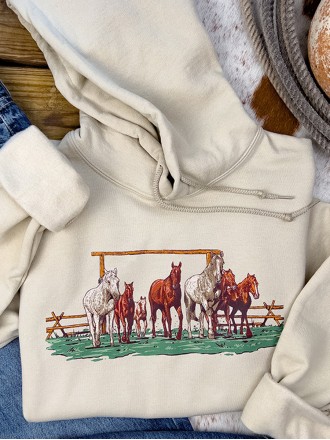 The Ranch Printed Hoodie