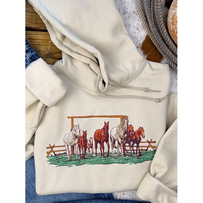 The Ranch Printed Hoodie