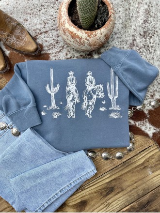 Wandering Cowboys Crewneck Sweatshirt