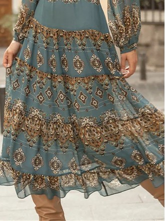 Women's casual ethnic style dress