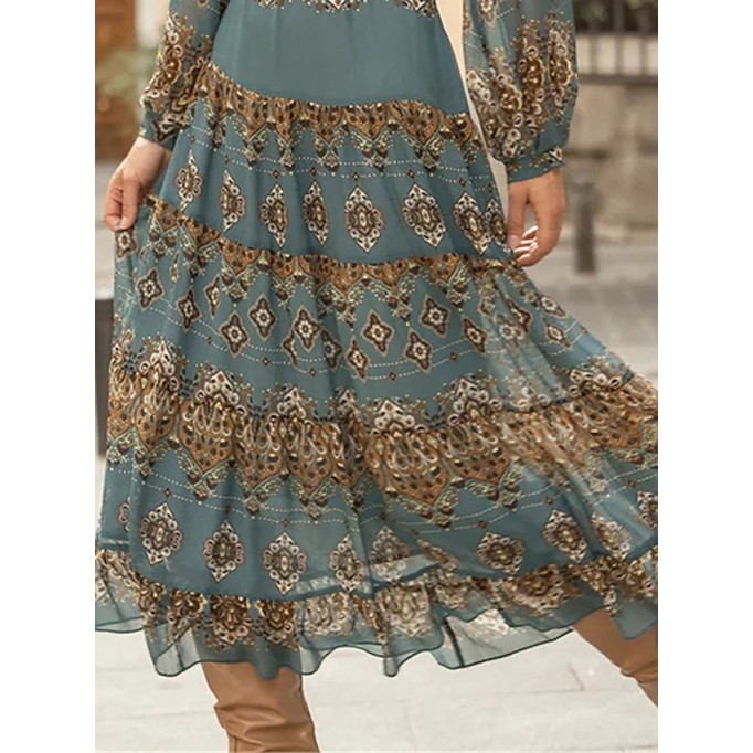 Women's casual ethnic style dress