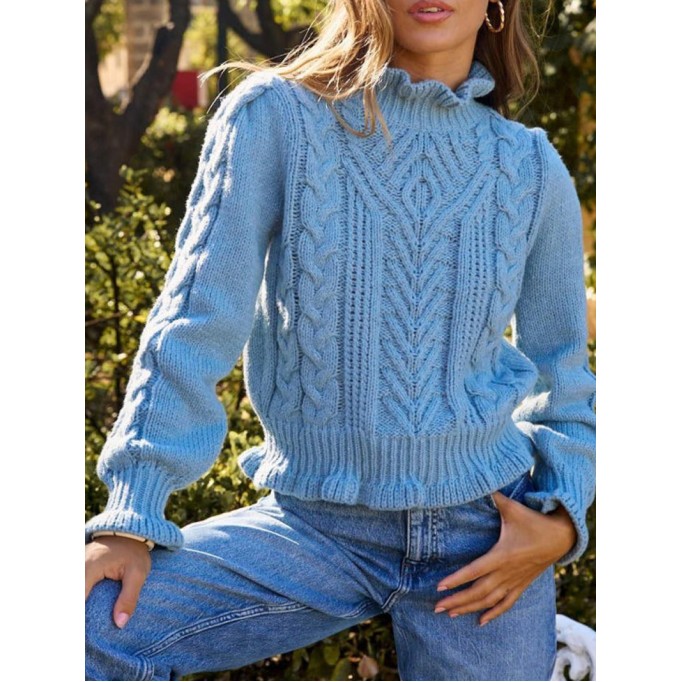 Women's Casual Knitted Sweater Top