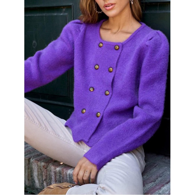 Women's Casual Knitted Sweater Top Coat