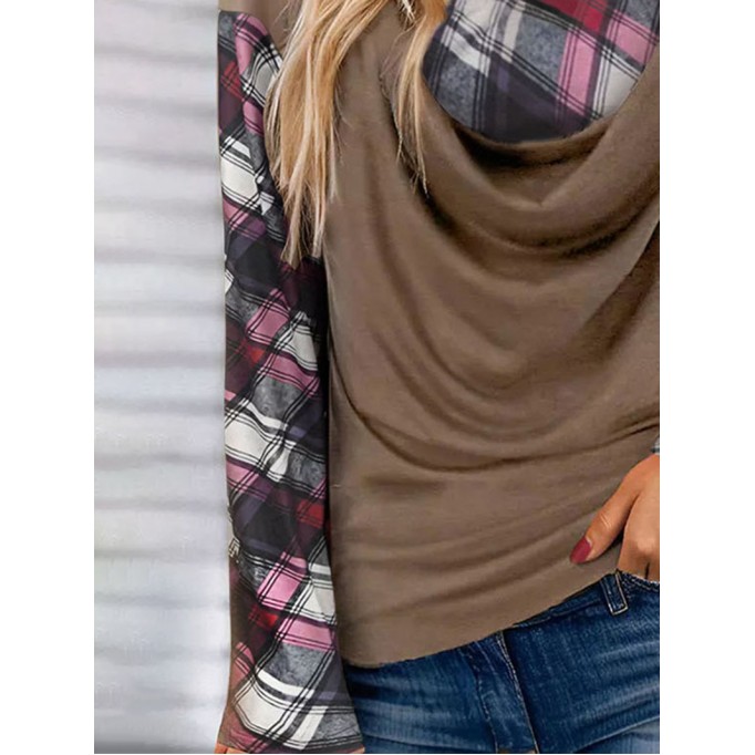 Women's Elegant Casual Plaid Tops Shirts