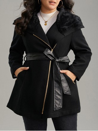 Women's fur one-piece receiving waist coat