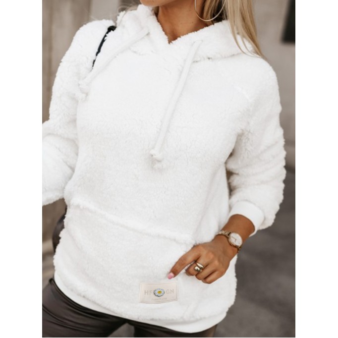 Women's Plush Hooded Sweatshirt