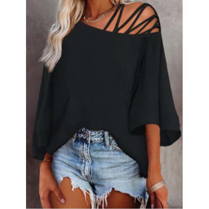 Women's Seven Split Sleeve Loose Top