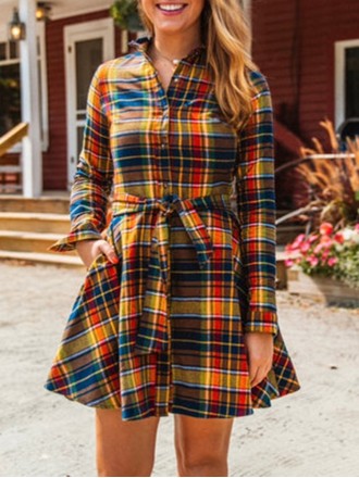 Woodstock Country Store Flannel Dress